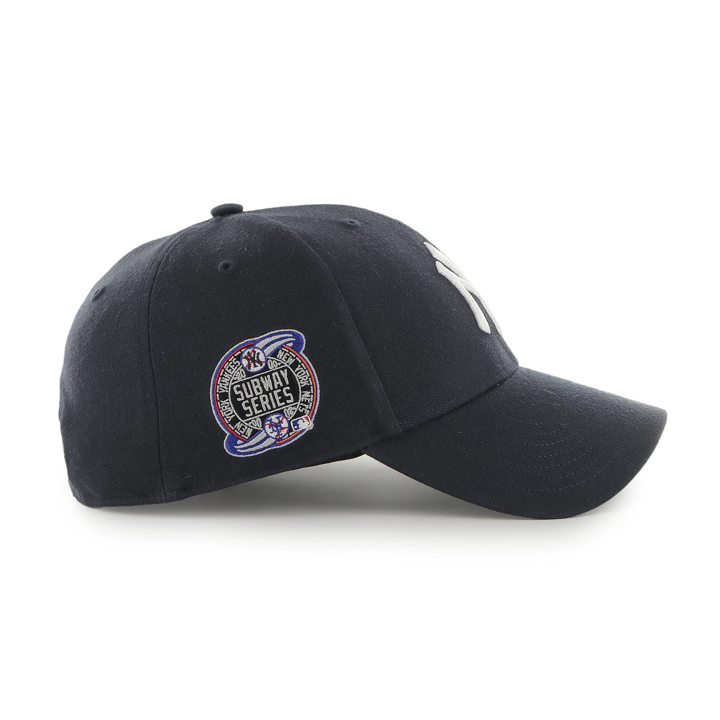 New York Yankees 2000 Subway Series Patch 47 Brand MVP Snapback Hat - Image 2