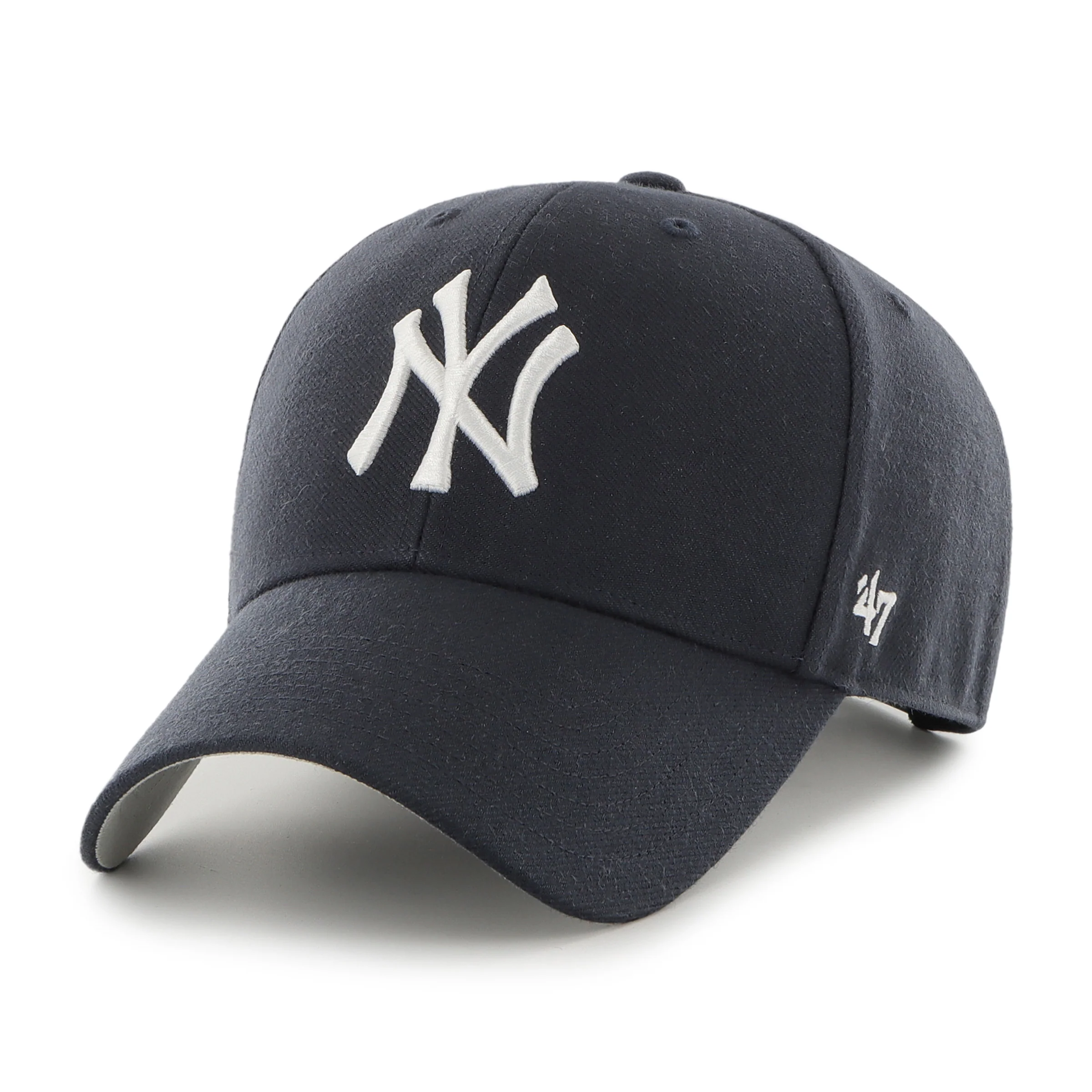 New York Yankees 2000 Subway Series Patch 47 Brand MVP Snapback Hat - Image 4