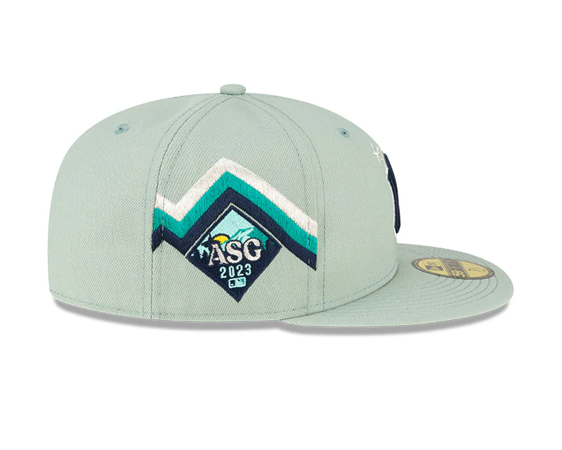 New York Yankees Authentic Collection All Star Game 2023 With Patch New Era 59FIFTY Fitted Hat - Image 4