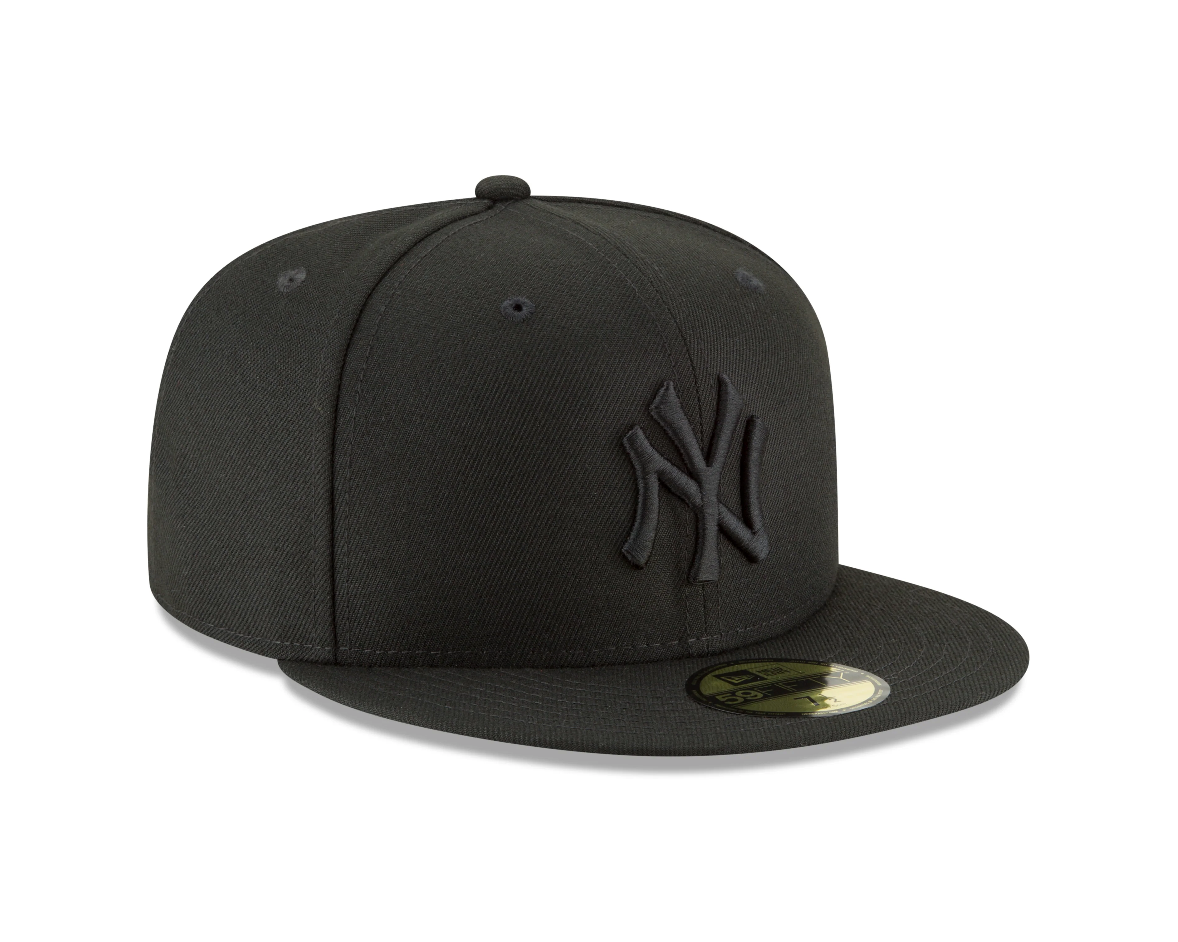 New York Yankees Black on Black 59fifty Fitted Hat - Image 3