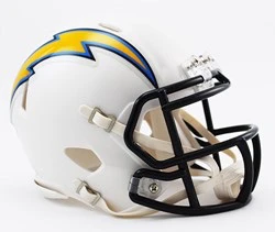 Los Angeles Chargers NFL Riddell Mini Alternate Speed Football Helmet