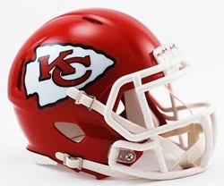Kansas City Chiefs NFL Riddell Mini Alternate Speed Football Helmet