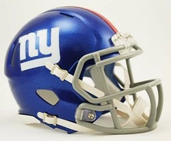 New York Giants NFL Riddell Mini Alternate Speed Football Helmet