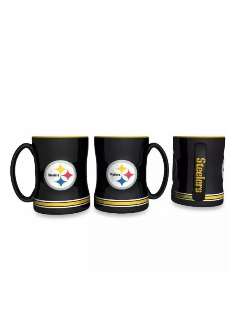 NFL Pittsburgh Steelers 14oz. Sculpted Relief Mug - Image 2