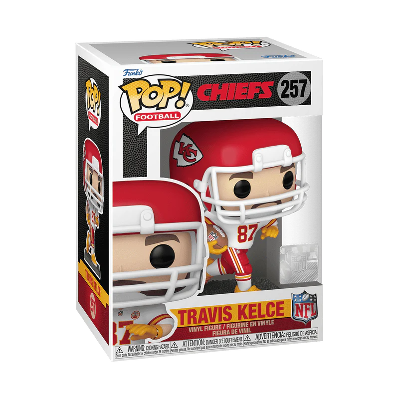 NFL POP! Funko Kansas City Chiefs Travis Kelce (Away Uniform) Vinyl Figure #257