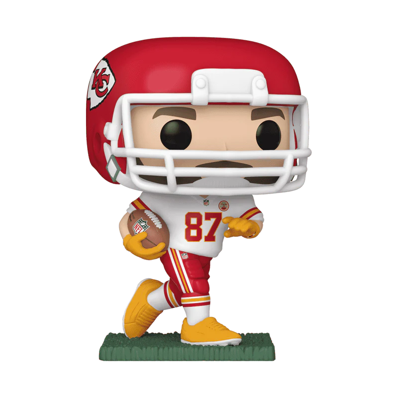 NFL POP! Funko Kansas City Chiefs Travis Kelce (Away Uniform) Vinyl Figure #257 - Image 2