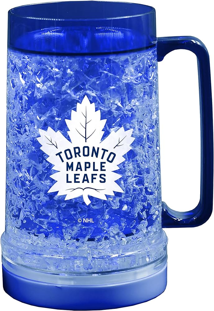 NHL Toronto Maple Leafs Hockey Logo Light Up Freezer Mug - The Sports Vault Corp. - Image 2