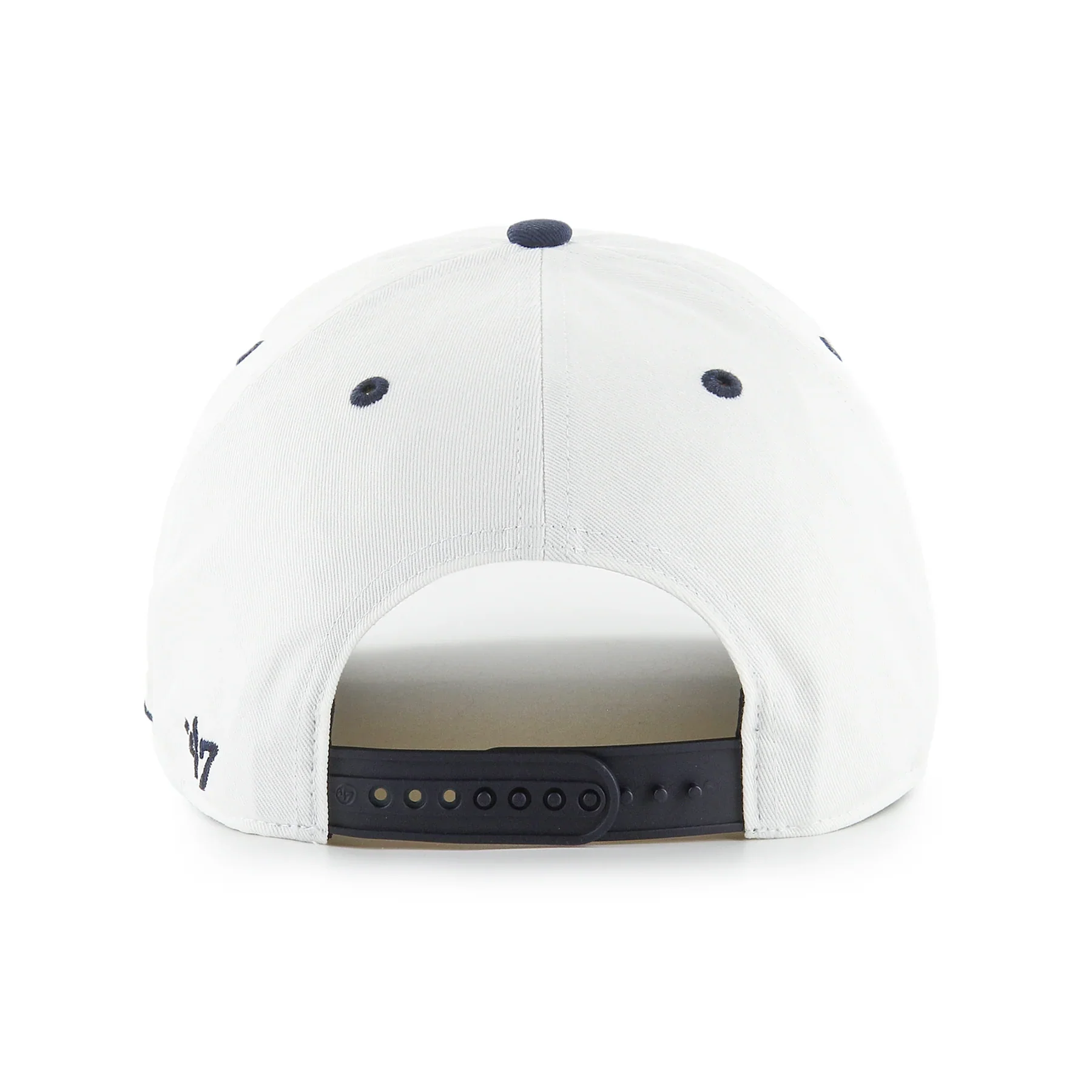 Notre Dame 47' Brand Diamond Cut Hitch Snapback Hat - White - Image 3