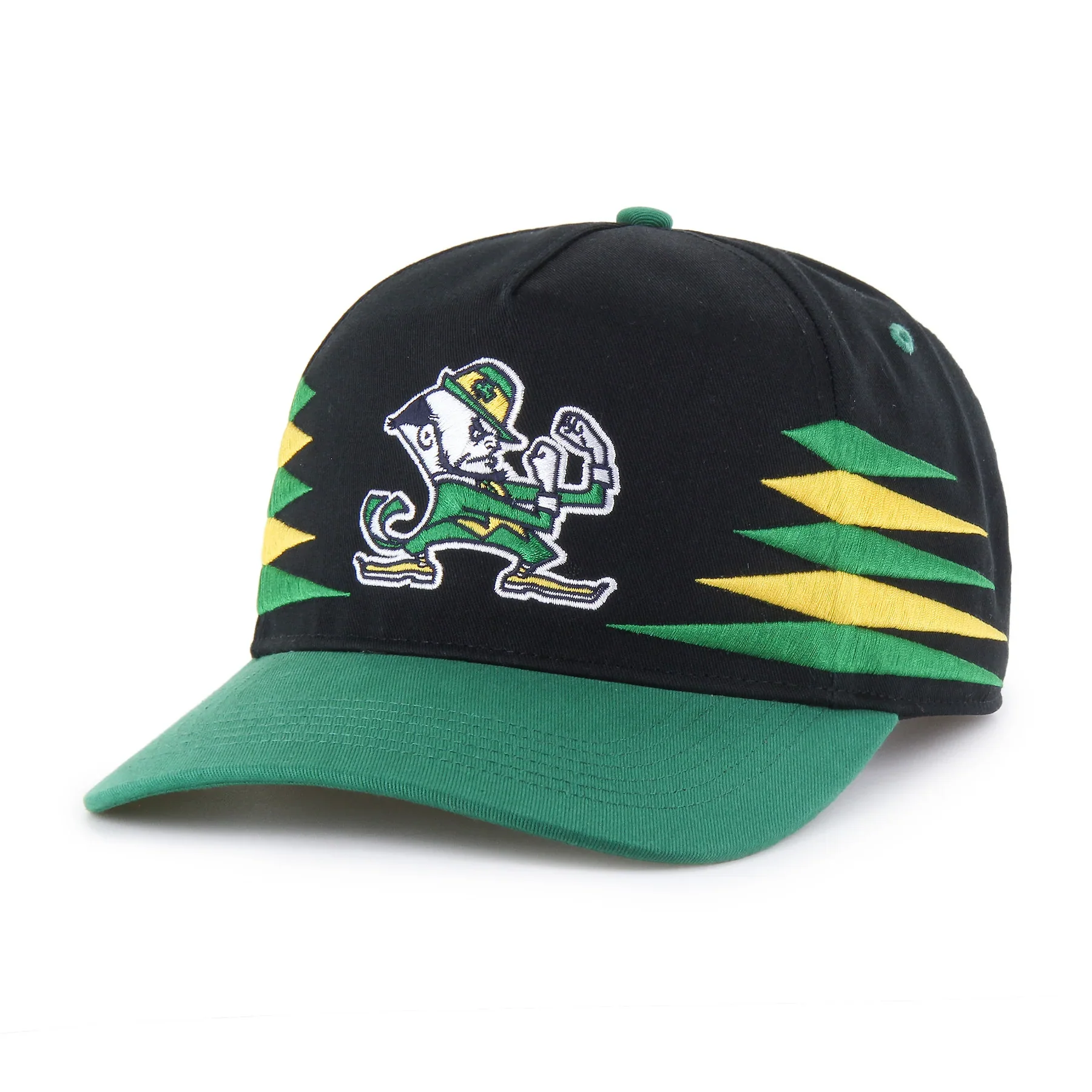 Notre Dame Fighting Irish 47' Brand Diamond Cut Hitch Snapback Hat - Image 3