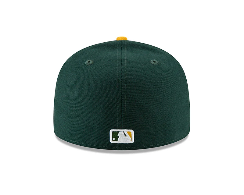 Oakland Athletics New Era Green/Yellow Authentic Collection On-Field Home 59FIFTY Fitted Hat - Image 6