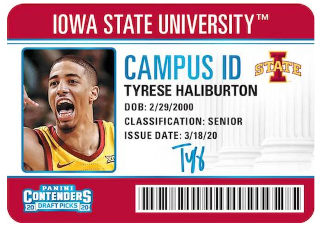 Panini Contenders 2020 Draft Picks Collegiate Basketball -1 Pack / 18 Cards - Image 4