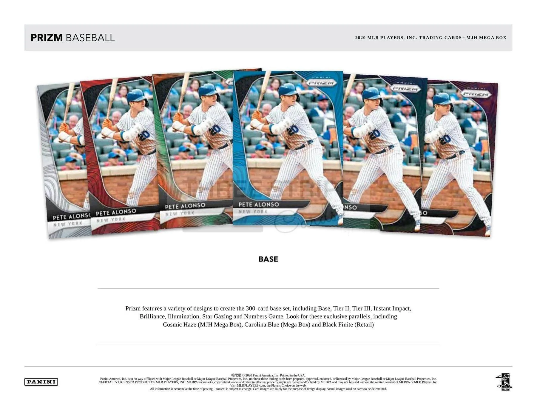 Panini Prizm 2020 Major League Baseball Mega Box - Image 2
