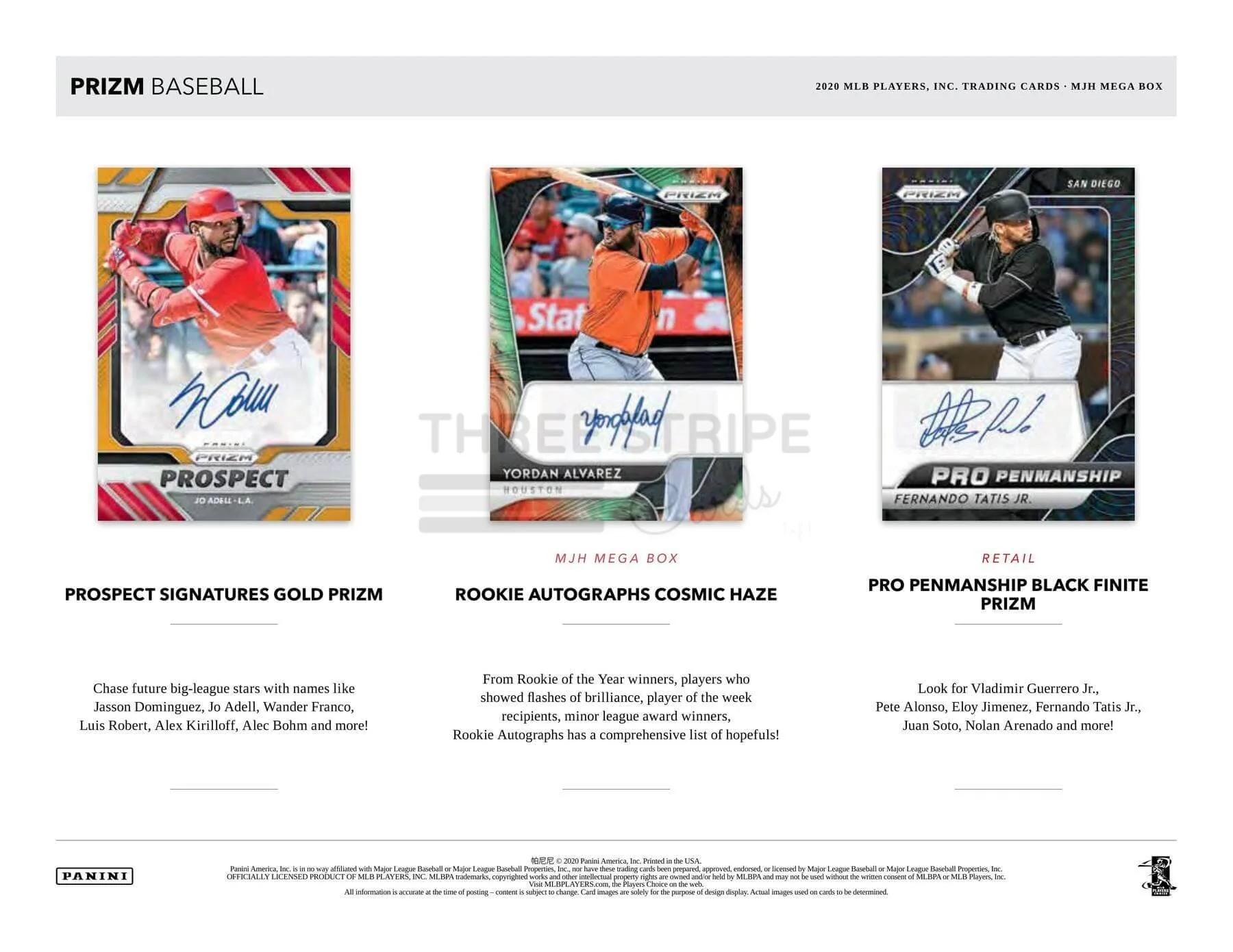 Panini Prizm 2020 Major League Baseball Mega Box - Image 3