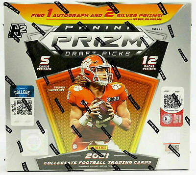 Panini Prizm 2021 Hobby Draft Picks Collegiate Football -1 Box with 5 Packs - Image 2