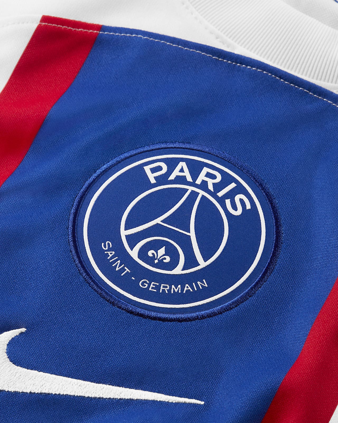 Paris Saint-Germain FC 2022-23 White Stadium Third Jersey - Image 3