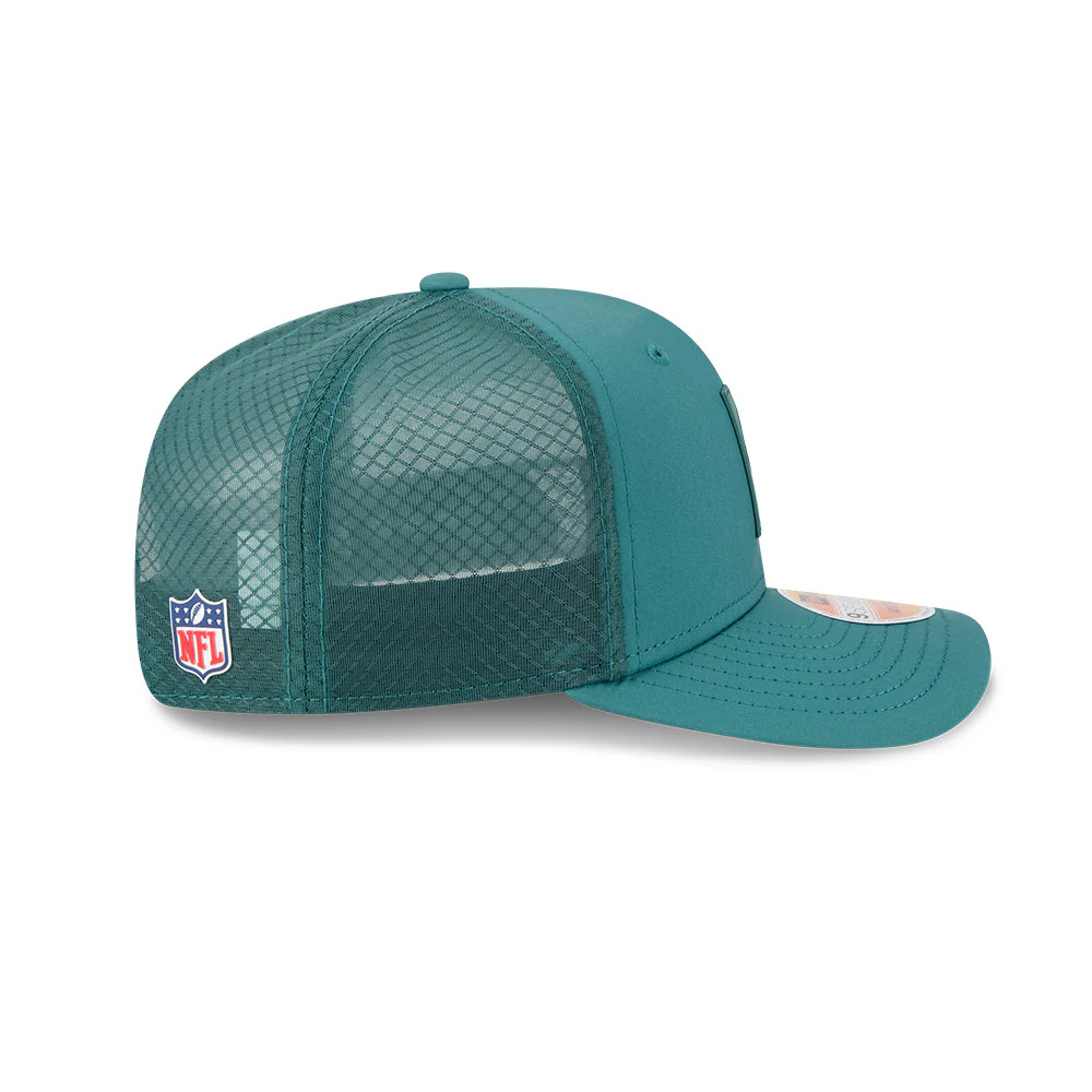 Philadelphia Eagles Green New Era 9Seventy 2025 NFL Sideline Performance Collection Snapback Adjustable Hat - Image 5