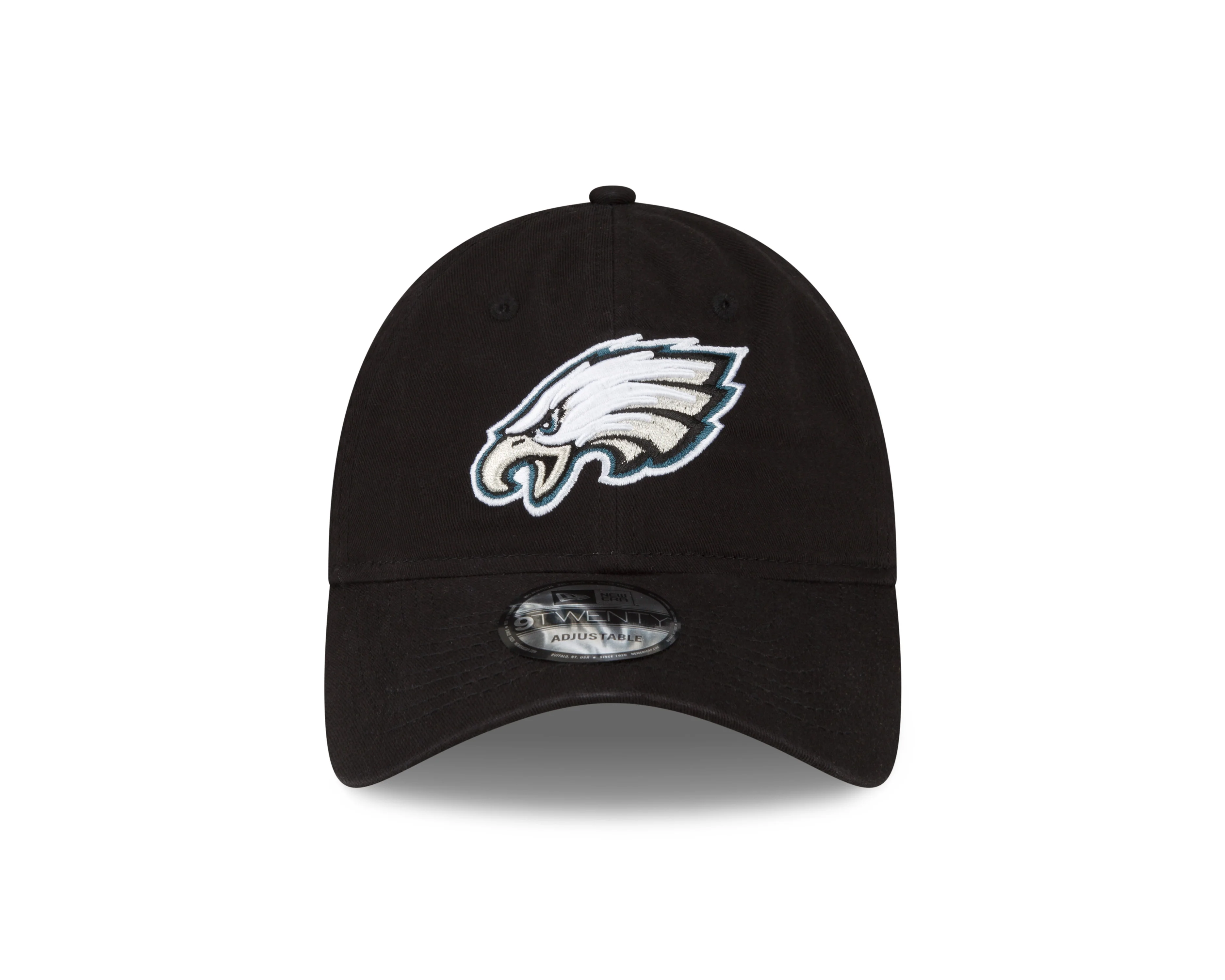 Philadelphia Eagles New Era 9Twenty Classic Adjustable Hat - Black - Image 2