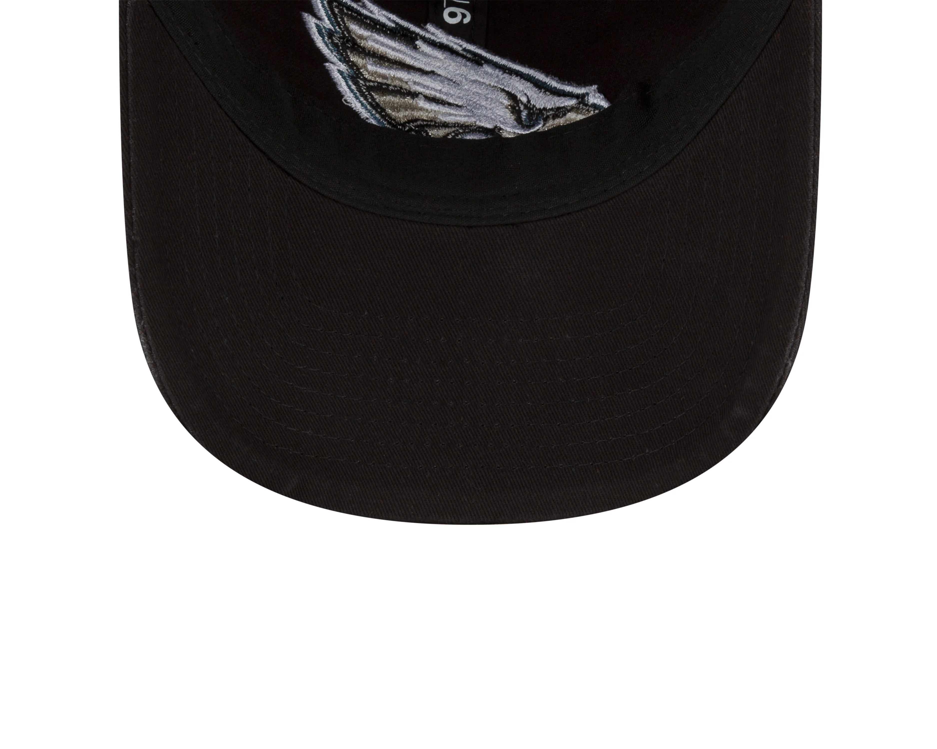 Philadelphia Eagles New Era 9Twenty Classic Adjustable Hat - Black - Image 7