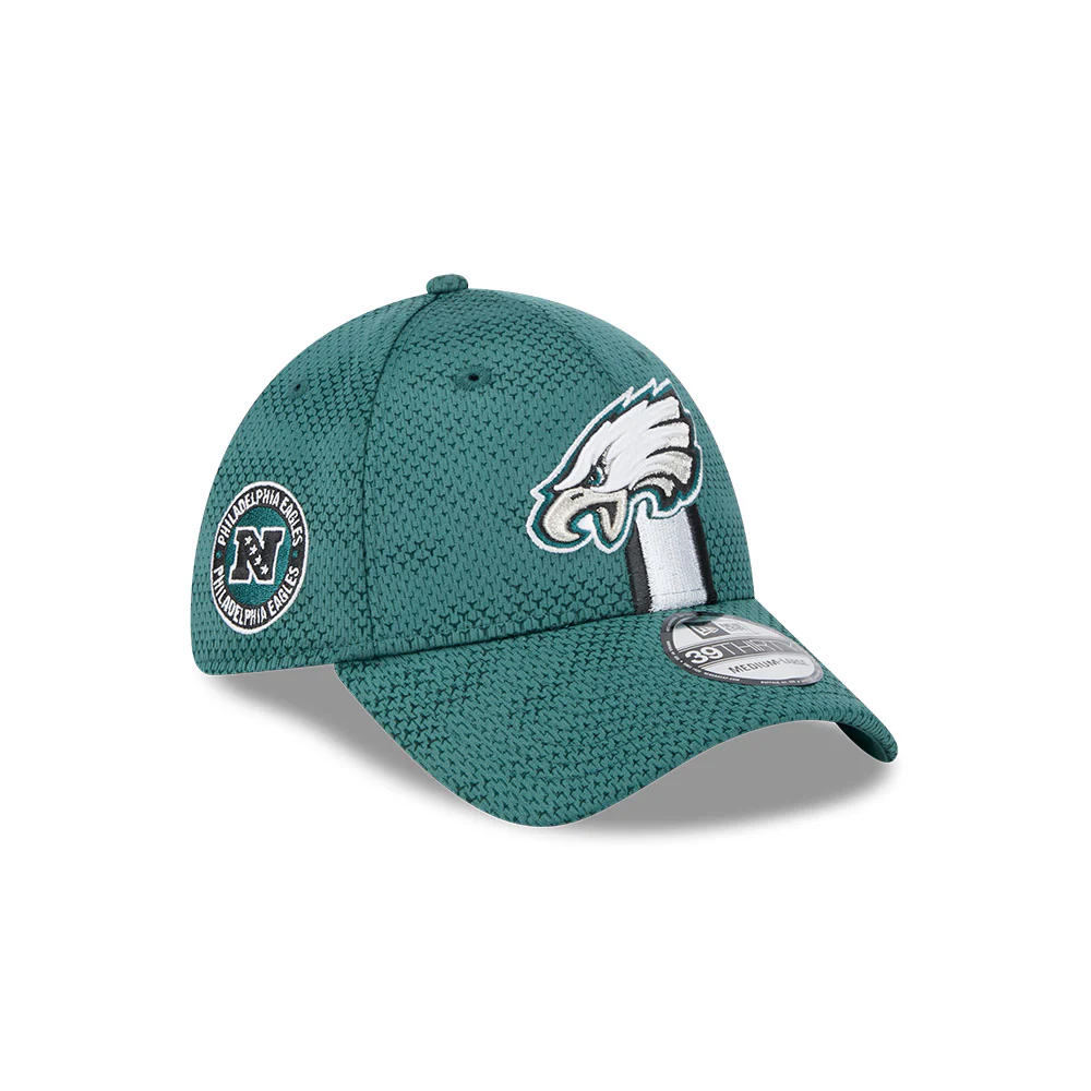 Philadelphia Eagles NFL 2024 Sideline New Era 39 Thirty Flex Hat - Green