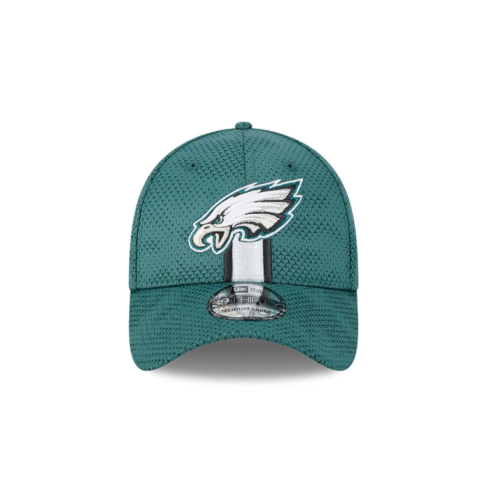 Philadelphia Eagles NFL 2024 Sideline New Era 39 Thirty Flex Hat - Green - Image 6