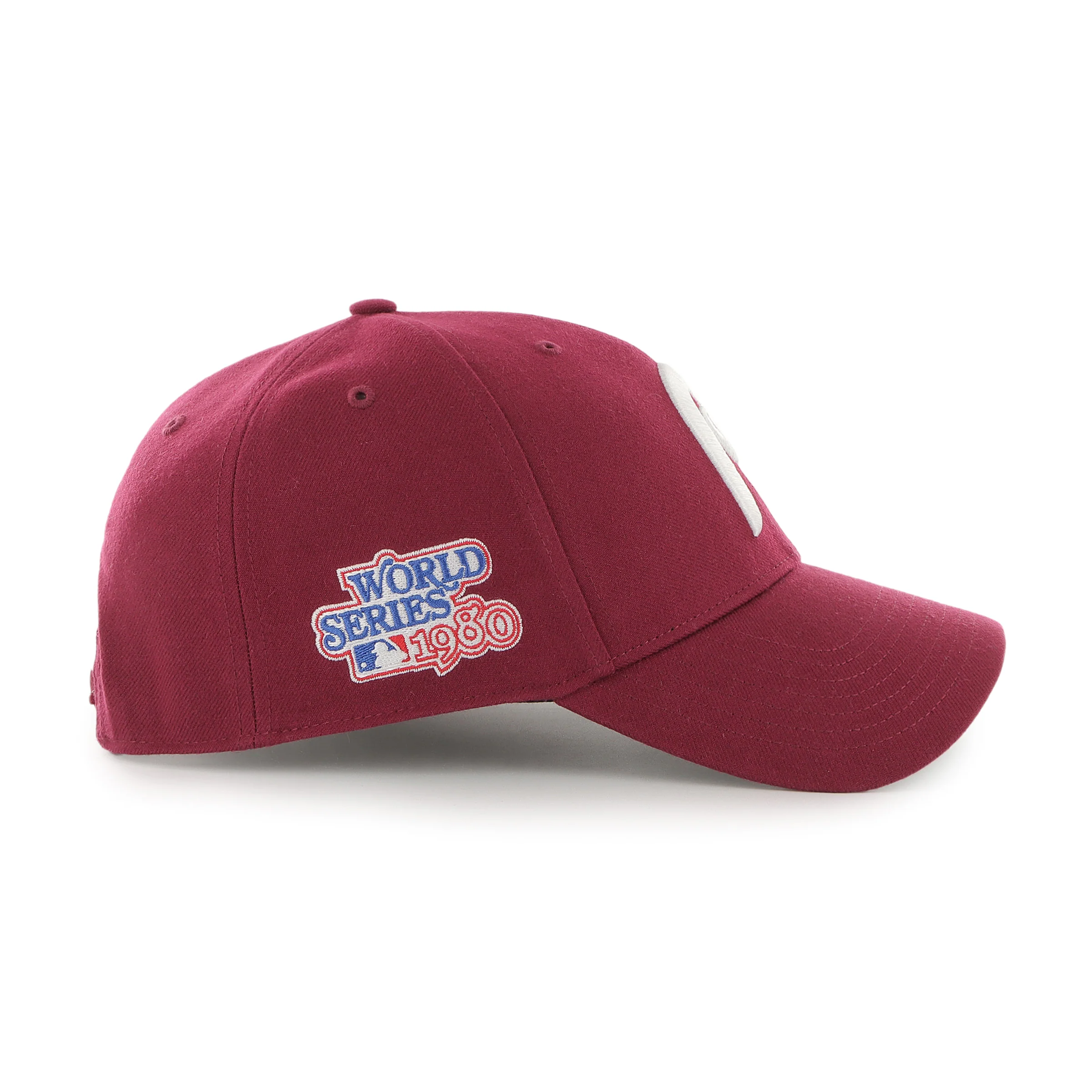 Philadelphia Phillies 1980 World Series Patch 47 Brand MVP Snapback Hat - Image 2