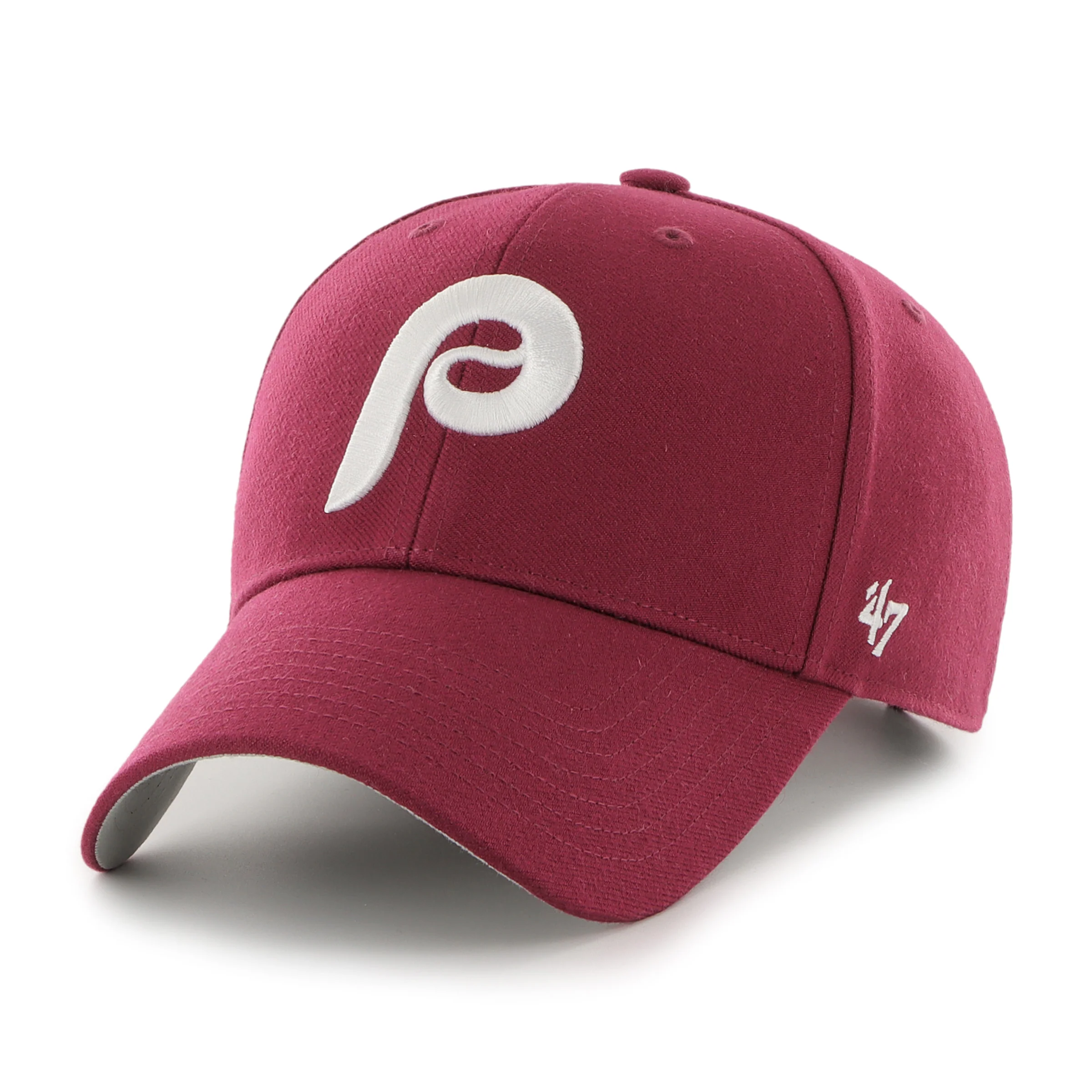 Philadelphia Phillies 1980 World Series Patch 47 Brand MVP Snapback Hat - Image 3
