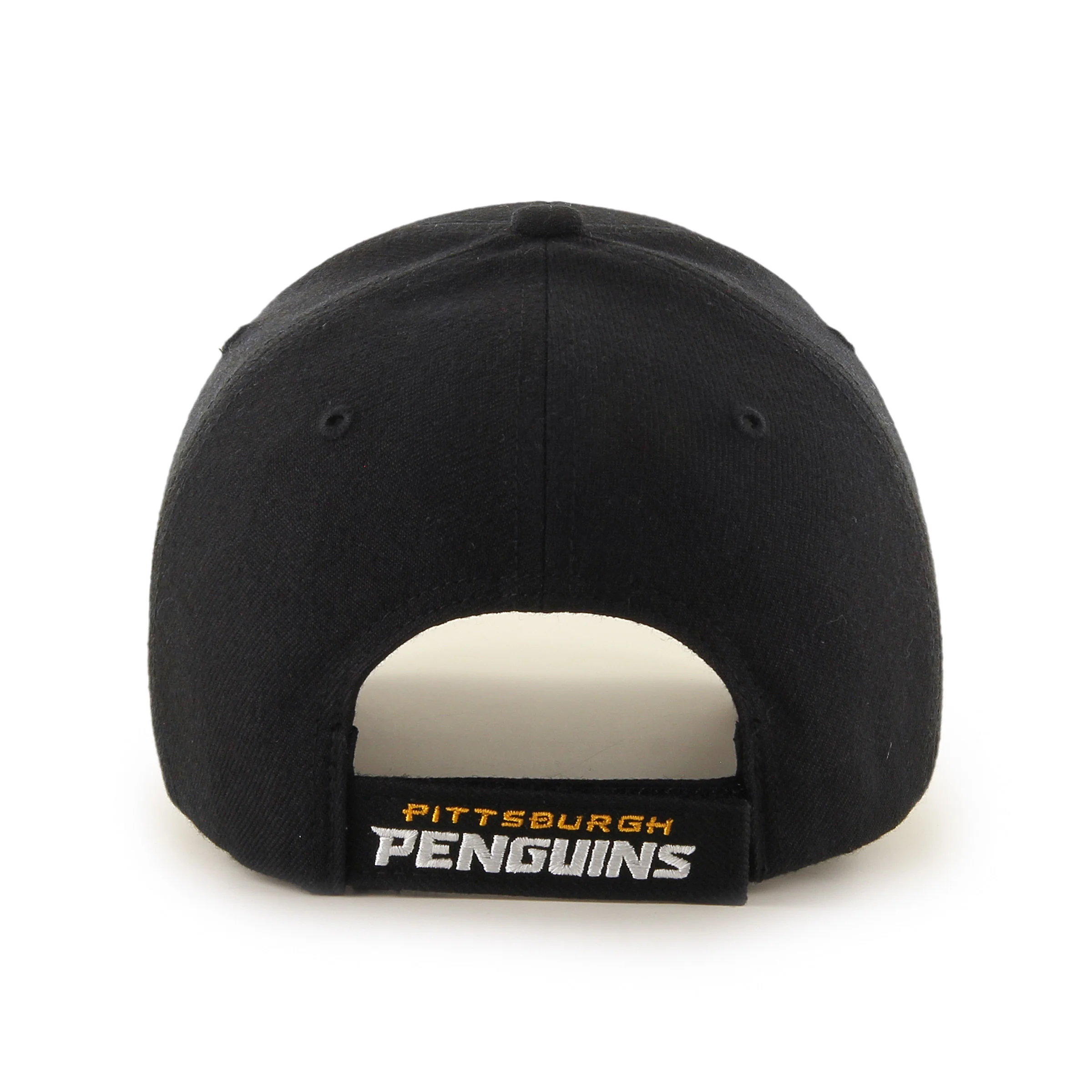 Pittsburgh Penguins Black 47 Brand MVP Basic Adjustable Hat - Image 2