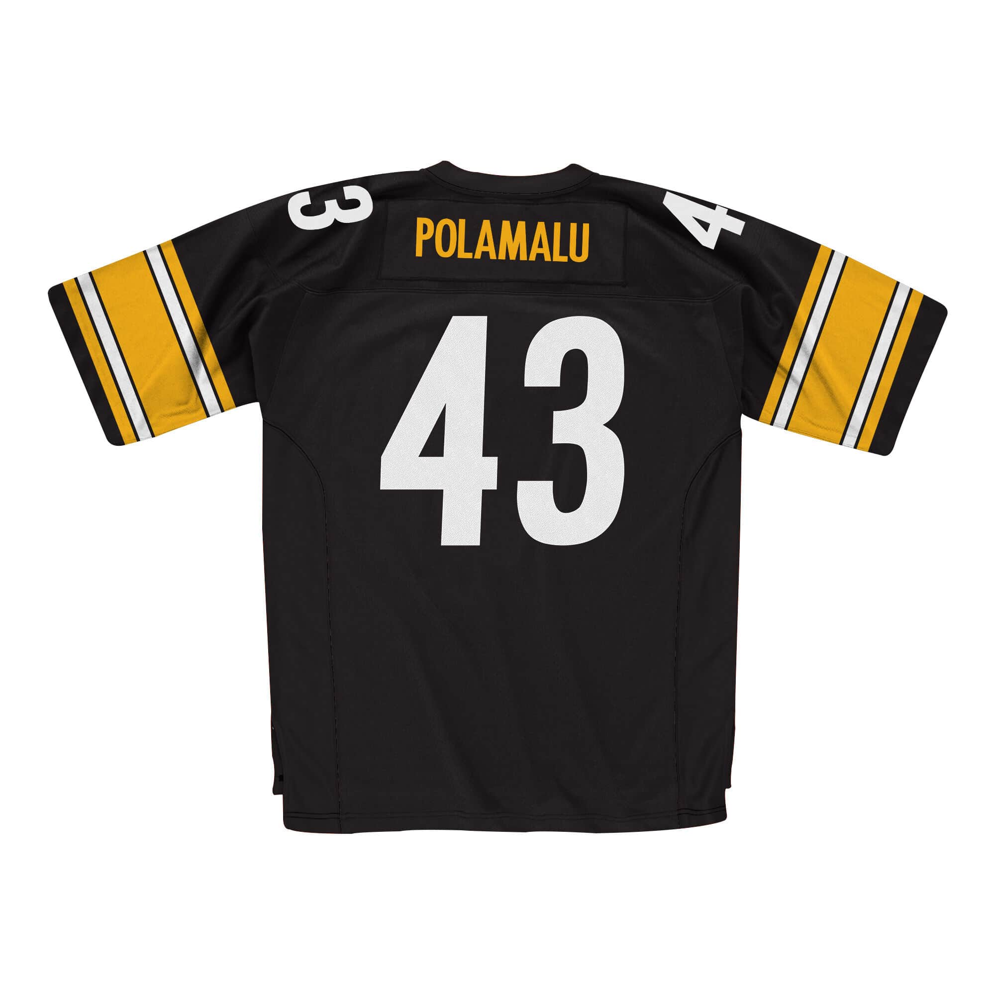 Troy Polamalu #43 Pittsburgh Steelers 2005 Mitchell & Ness Retired Legacy Black Jersey - Image 2
