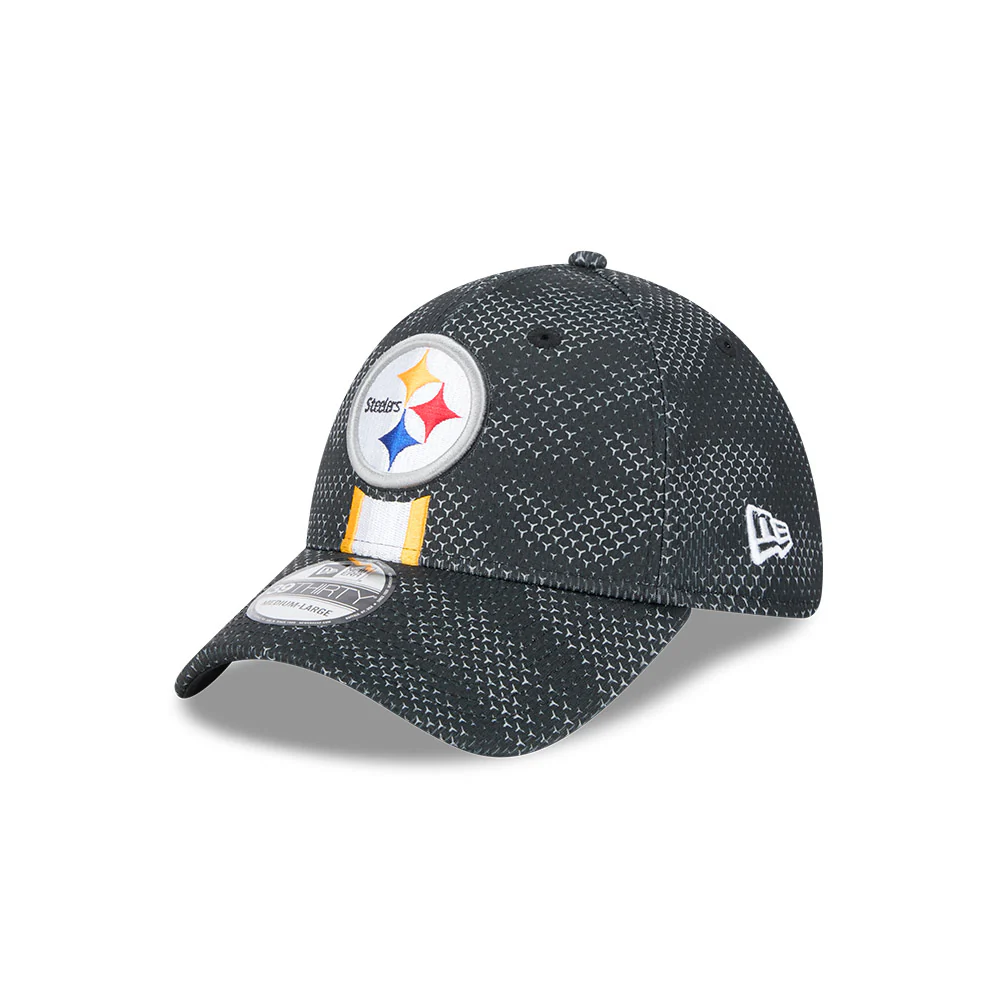 Pittsburgh Steelers NFL 2024 Sideline New Era 39 Thirty Flex Hat - Black - Image 4