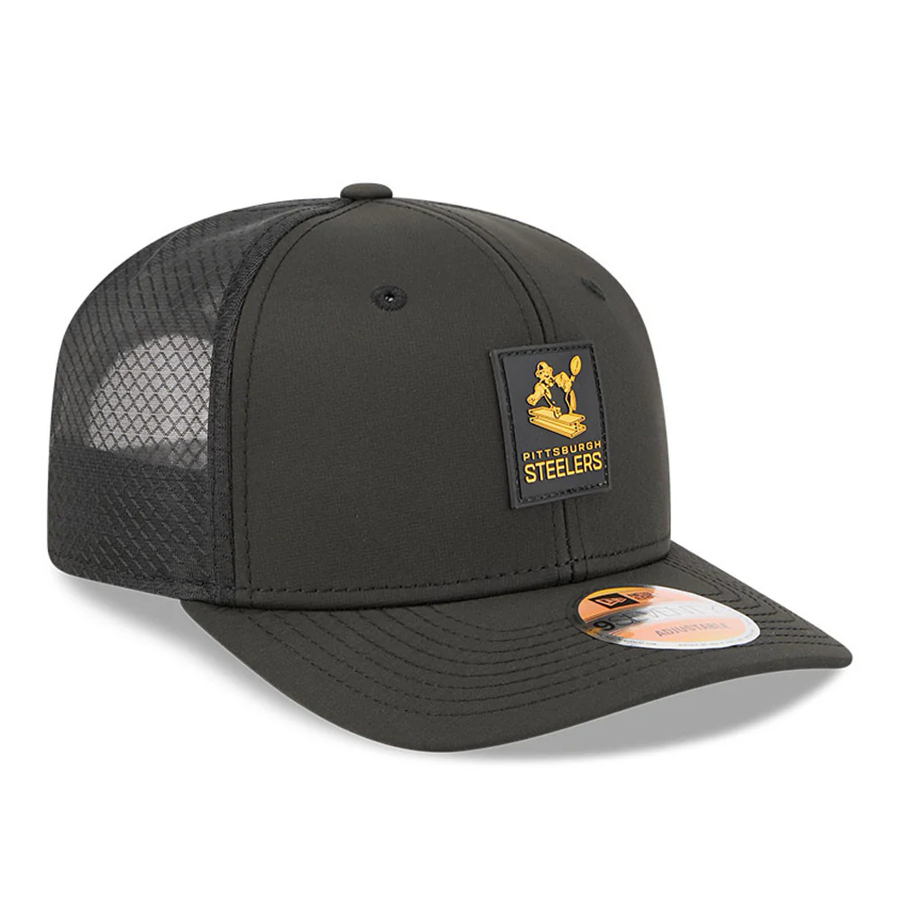 Pittsburgh Steelers Retro New Era 9Seventy 2025 NFL Sideline Performance Collection Snapback Adjustable Hat - Image 3