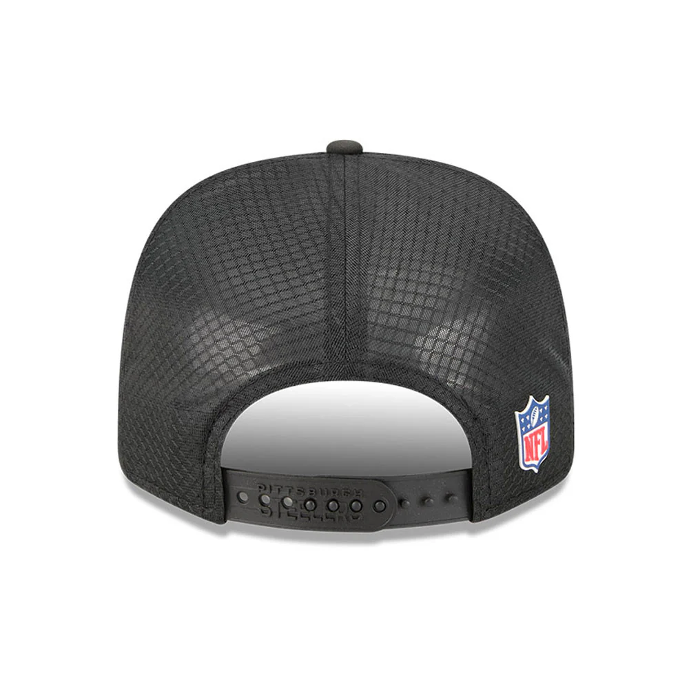 Pittsburgh Steelers Retro New Era 9Seventy 2025 NFL Sideline Performance Collection Snapback Adjustable Hat - Image 7