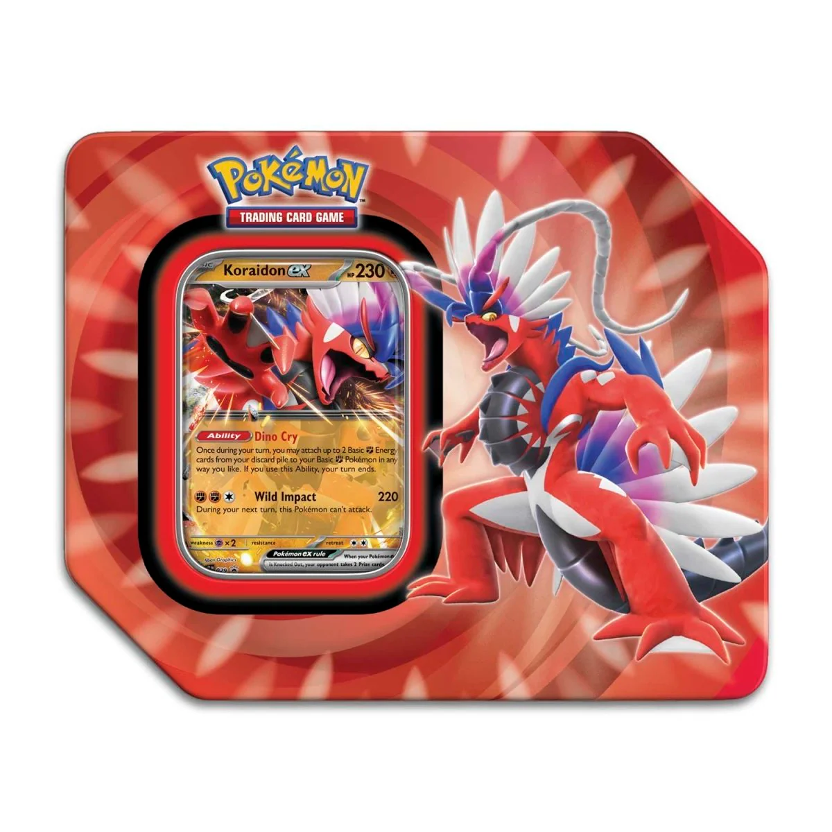 Pokémon TCG : Paldea Legends Tin (Miraidon Ex, Koraidon Ex) - Image 2