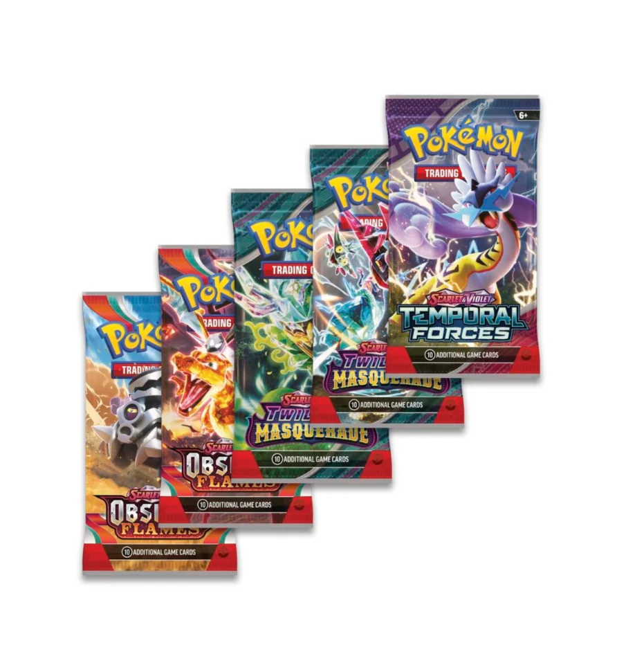 Pokémon TCG: Paradox Clash Tin (Walking Wake ex) - Image 2