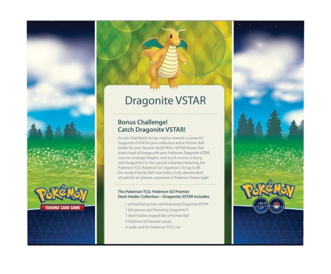Pokémon TCG: Pokémon GO Premier Deck Holder Collection (Dragonite VSTAR) - Image 5
