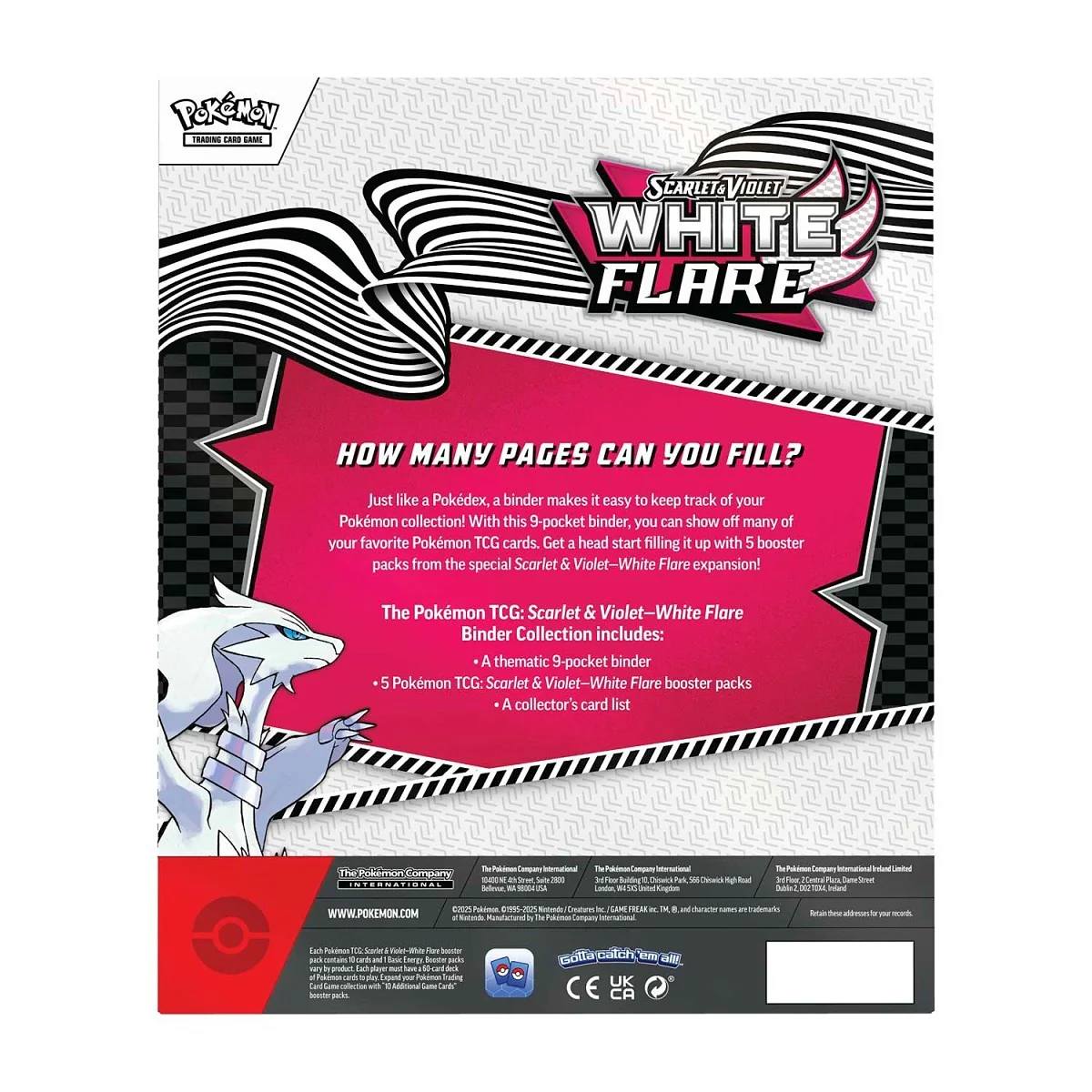 Pokémon TCG: Scarlet & Violet-White Flare Binder Collection - Image 6