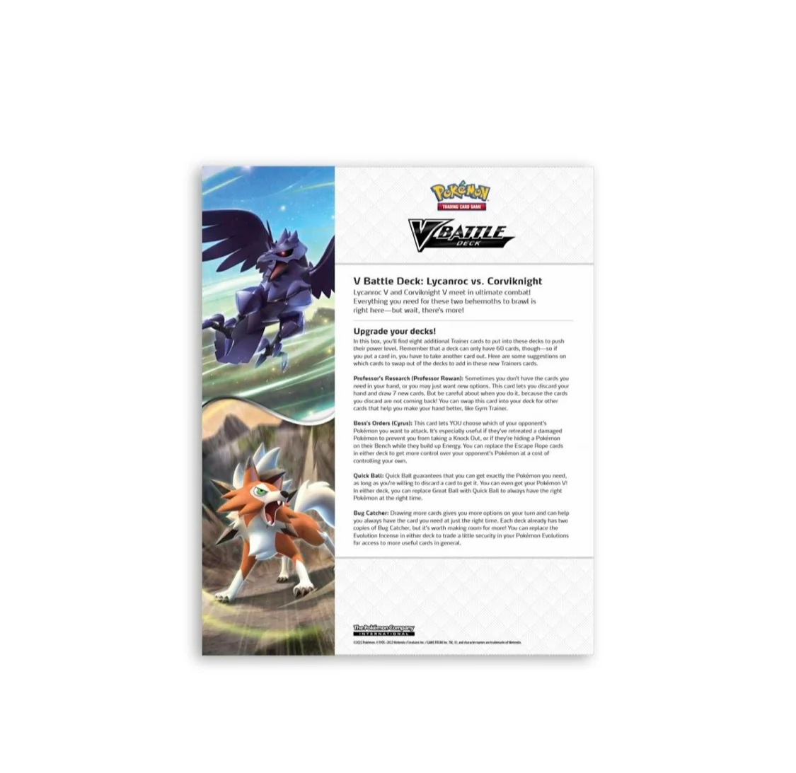 Pokémon TCG: V Battle Deck—Lycanroc vs. Corviknight - Image 3