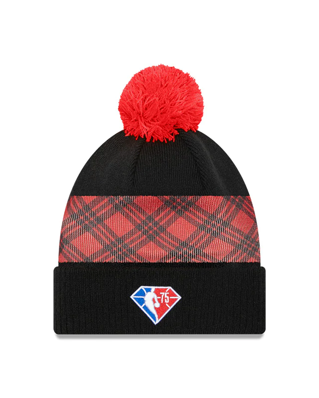 Portland Trail Blazers Black New Era City Series 21 Pom Knit Toque - Image 2