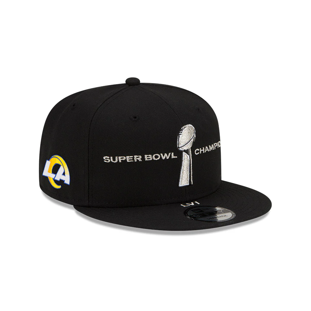 Los Angeles Rams New Era Super Bowl LVI Champions - Parade 9FIFTY Snapback Adjustable Hat - Image 3
