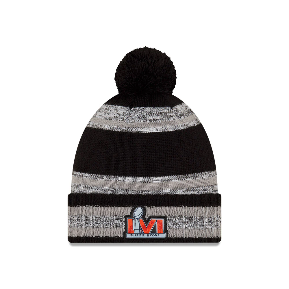 Los Angeles Rams New Era Super Bowl LVI Champions - Parade Pom Cuffed Knit Hat - Image 2