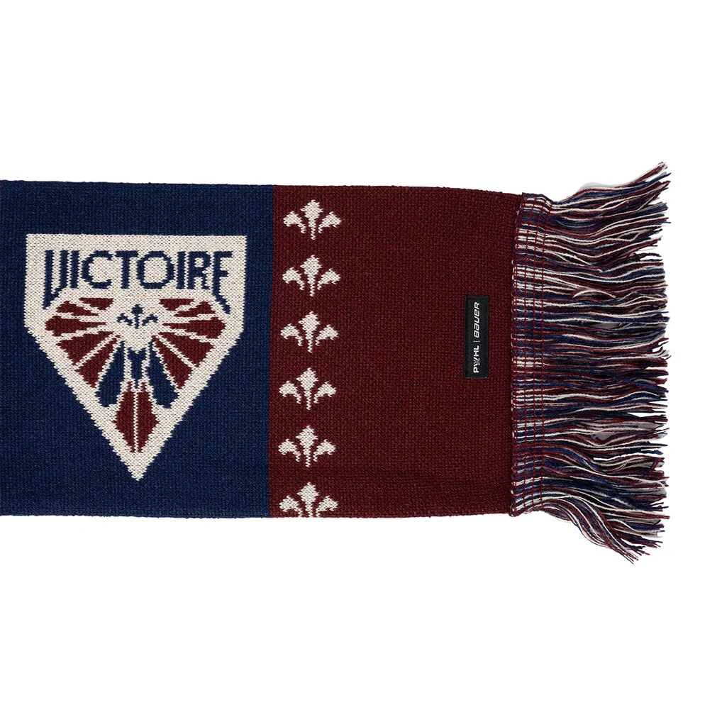 PWHL Montreal Victoire Bauer Team Knit Scarf - Image 2