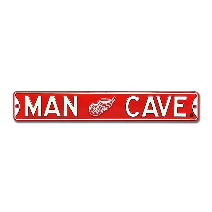 Red Wings Bulletin Man Cave Sign