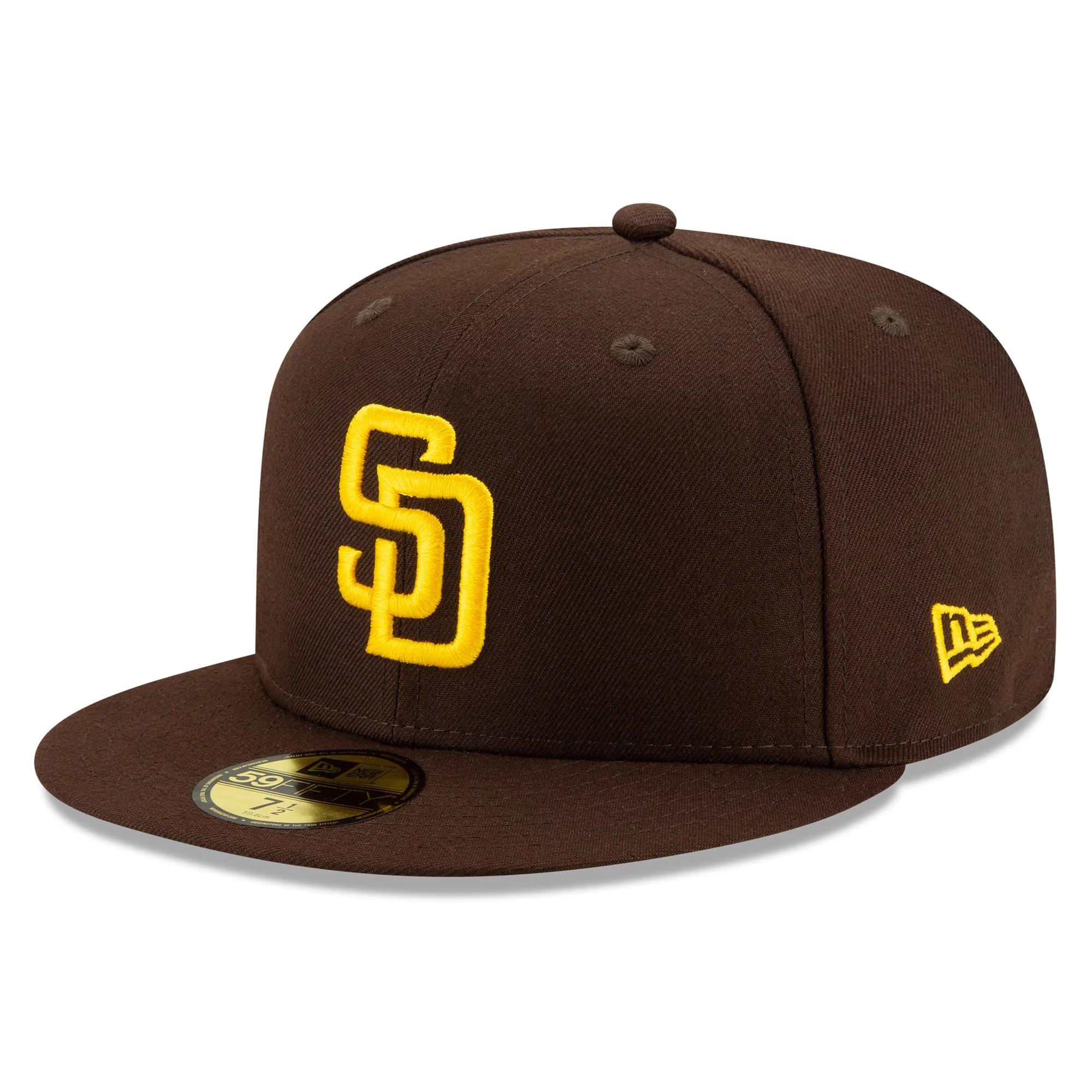 San Diego Padres New Era 2020 Authentic Collection On-Field 59FIFTY Fitted Hat - Brown - Image 3
