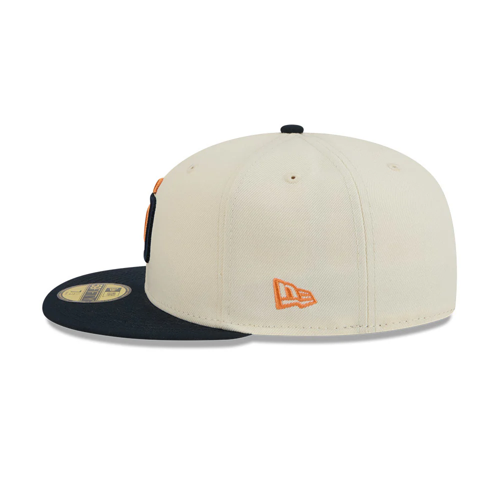 San Diego Padres New Era City Connect MLB 2026 59FIFTY Fitted Hat - Cream/Obsidian - Image 4