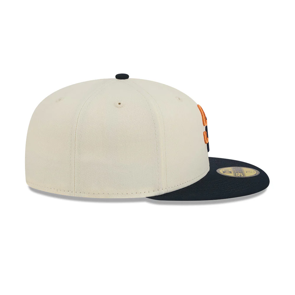 San Diego Padres New Era City Connect MLB 2026 59FIFTY Fitted Hat - Cream/Obsidian - Image 5