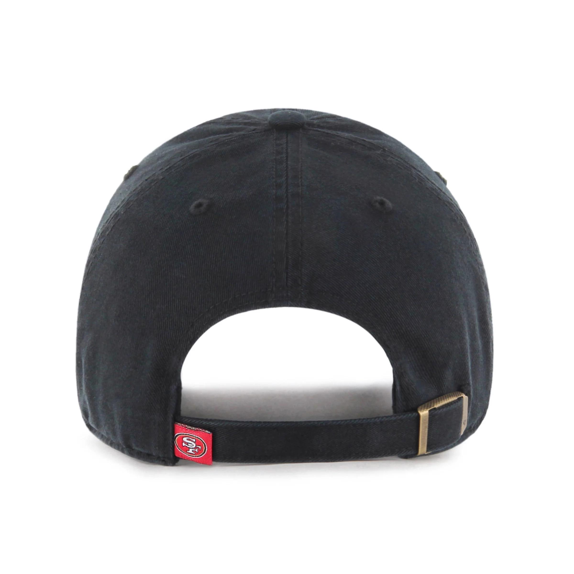 San Francisco 49ers Black Clean Up '47 Brand Adjustable Hat - Image 2