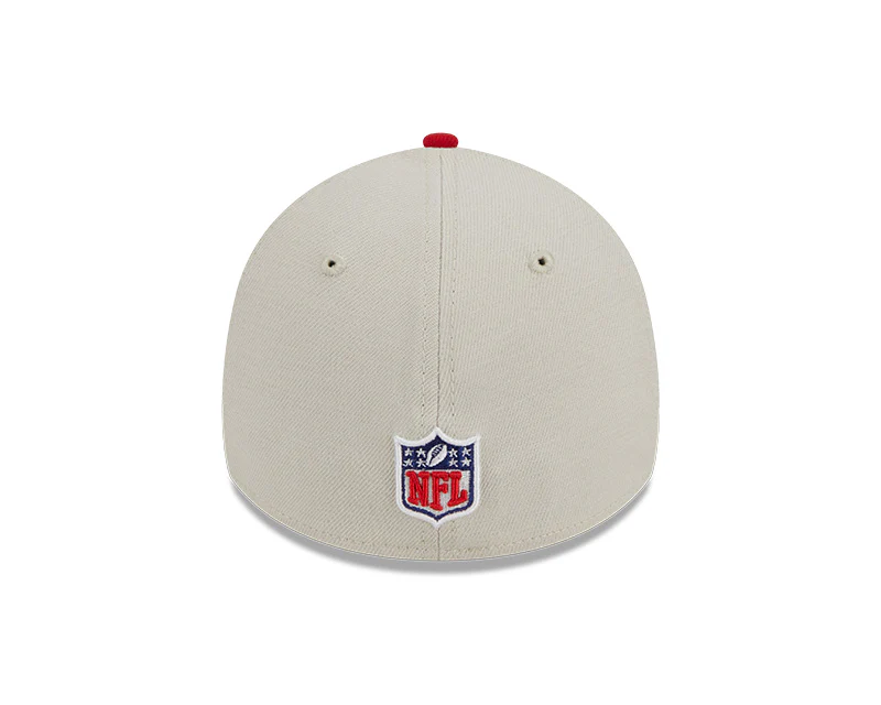 San Francisco 49ers New Era 2023 Historic Sideline 39THIRTY Flex Hat - Cream/Red - Image 5