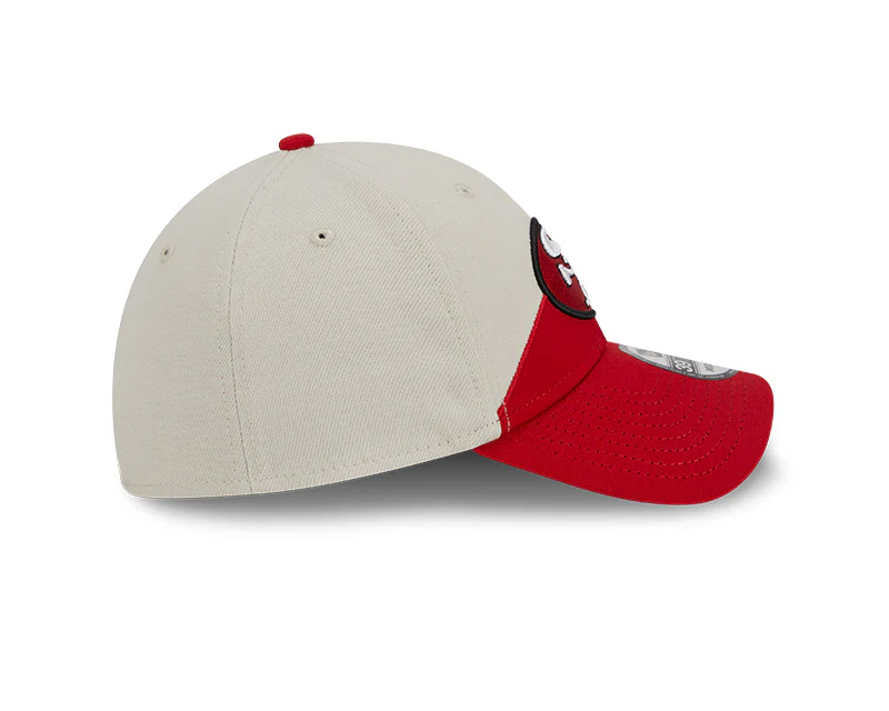 San Francisco 49ers New Era 2023 Historic Sideline 39THIRTY Flex Hat - Cream/Red - Image 6