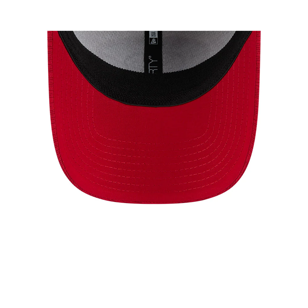San Francisco 49ers New Era 2024 Sideline Historic 39THIRTY Flex Hat - Stone / Red - Image 3
