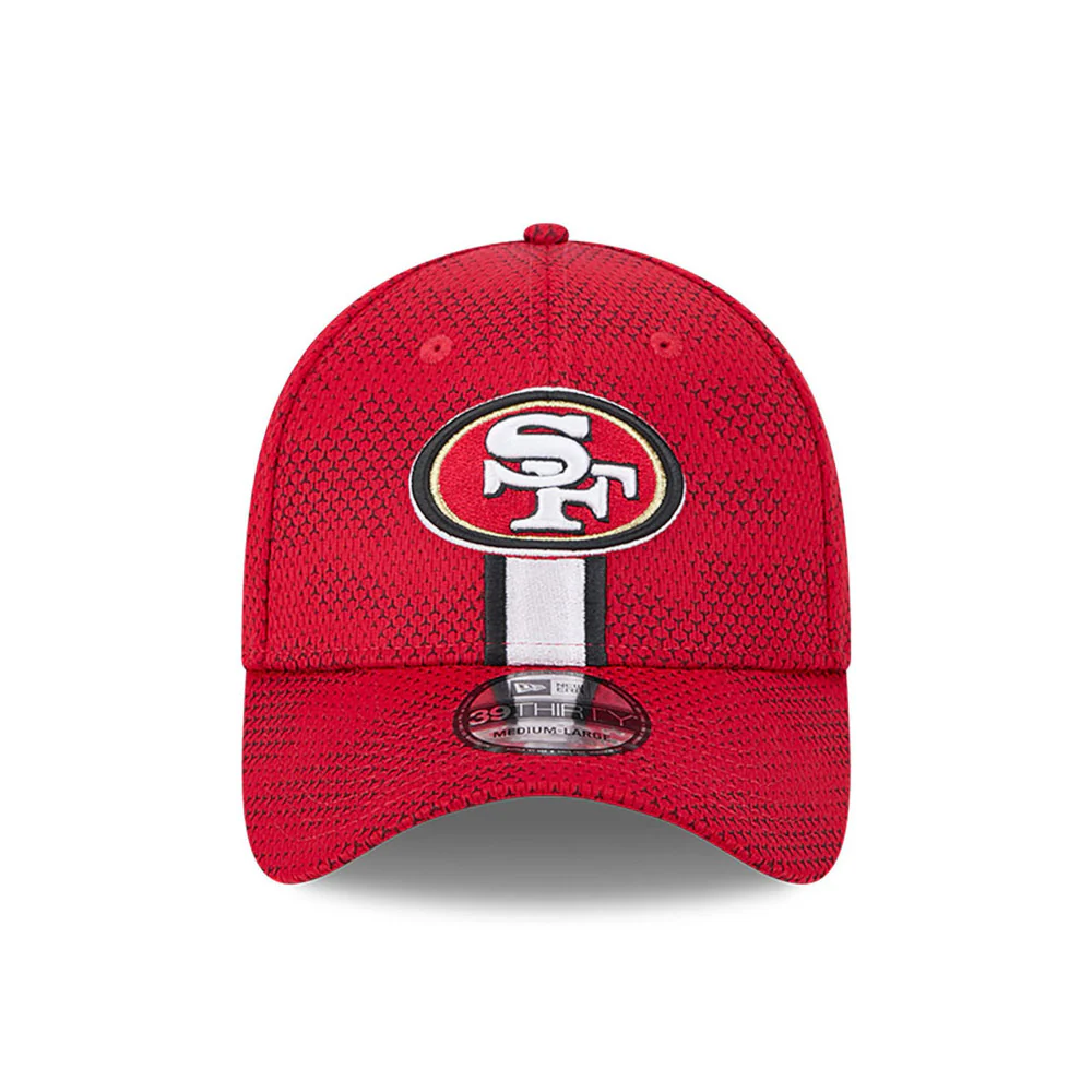 San Francisco 49ers NFL 2024 Sideline New Era 39 Thirty Flex Hat - Red - Image 2