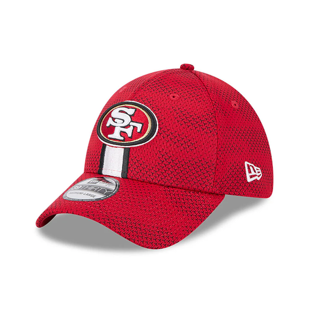 San Francisco 49ers NFL 2024 Sideline New Era 39 Thirty Flex Hat - Red - Image 6